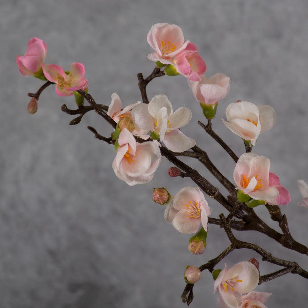 Artificial Flowers | Blossom Branch – Quinn, Artificial, Light Pink, 70cm Artificial Artificial Blossoms