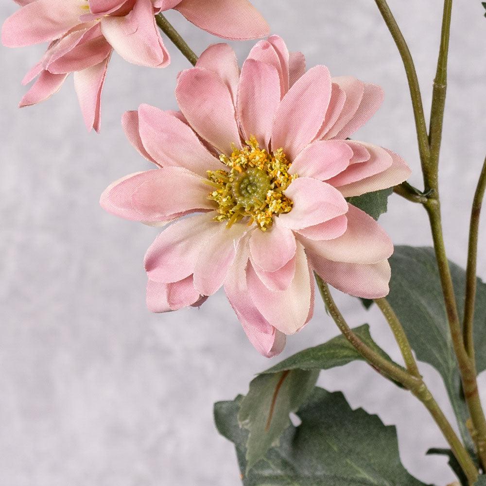 Artificial Flowers | Chrysanthemum Sol, Artificial, Raspberry Cream, 65cm Artificial Artificial Flowers