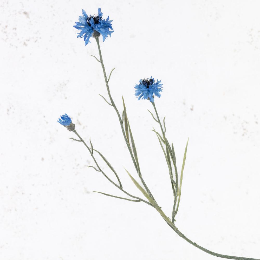 Artificial Flowers | Cornflower, Artificial, Blue, 70cm Artificial Artificial Flowers