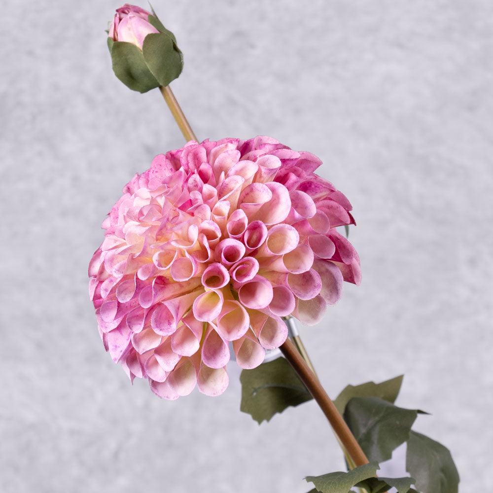 Artificial Flowers | Dahlia Spray (Silk-ka), Artificial, Lavender, 87cm Artificial Artificial Flowers