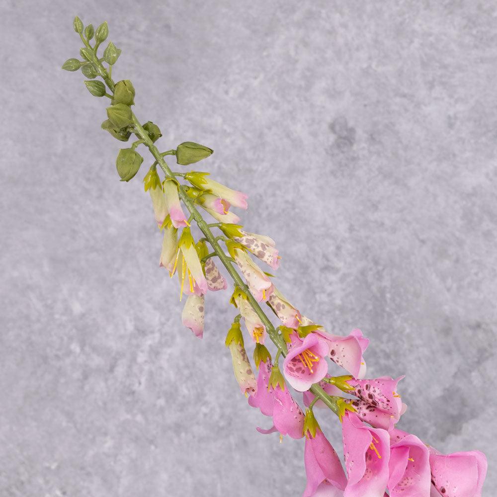 Artificial Flowers | Digitalis/Foxglove Stem (Silk-ka), Artificial, Pink, 127cm Artificial Artificial Flowers