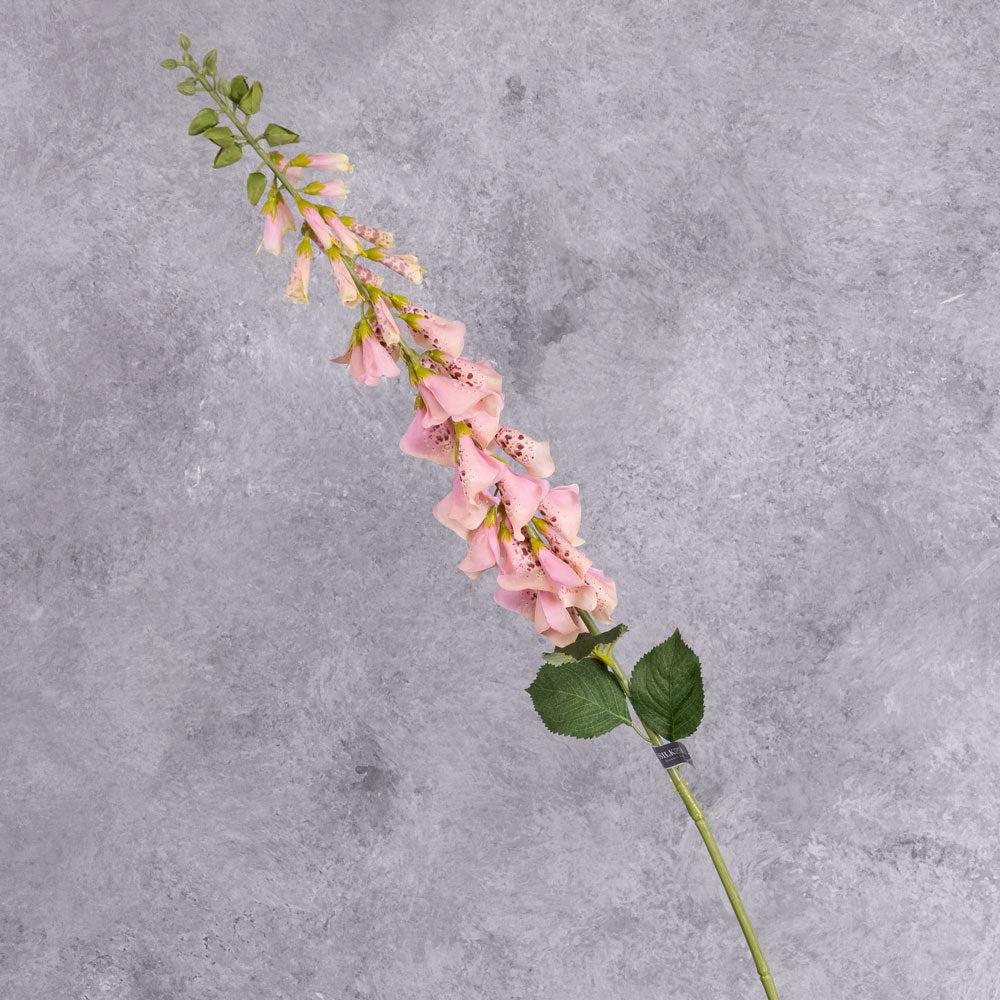 Artificial Flowers | Digitalis/Foxglove Stem (Silk-ka), Artificial, Salmon, 127cm Artificial Artificial Flowers