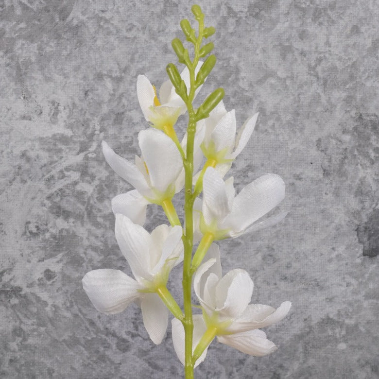 Artificial Flowers | Freesia, Satin, Artificial, White, 20cm Artificial Artificial Flowers