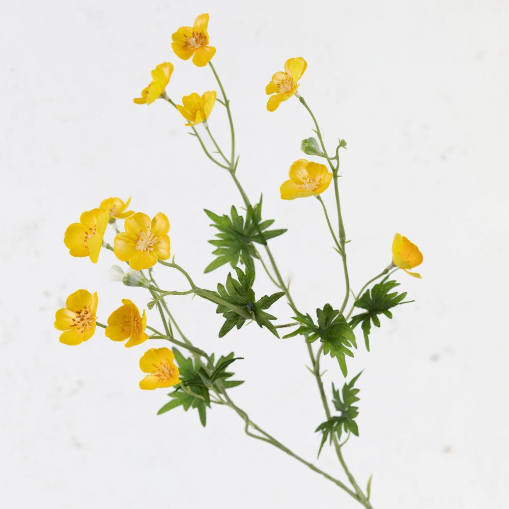 Artificial Flowers | Meadow Buttercup, Artificial, Yellow, 68cm Artificial Artificial Flowers