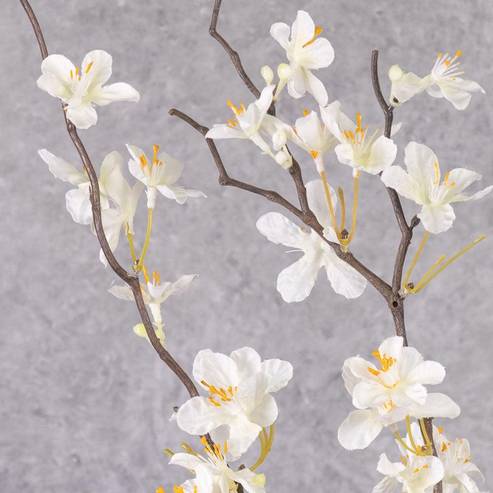 Artificial Foliage | Blossom – Apple, Artificial, White, 84cm Artificial Artificial Blossoms