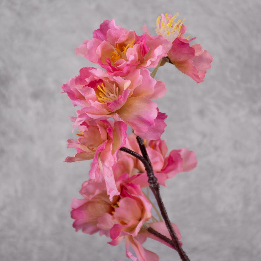 Artificial Foliage | Blossom spray (Silk-ka), Artificial, pink, 63cm Artificial Artificial Blossoms