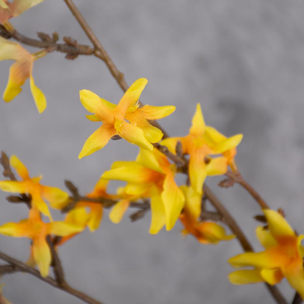 Artificial Foliage | Forsythia spray (Silk-ka), Artificial, Yellow, 89cm Artificial Artificial Foliage