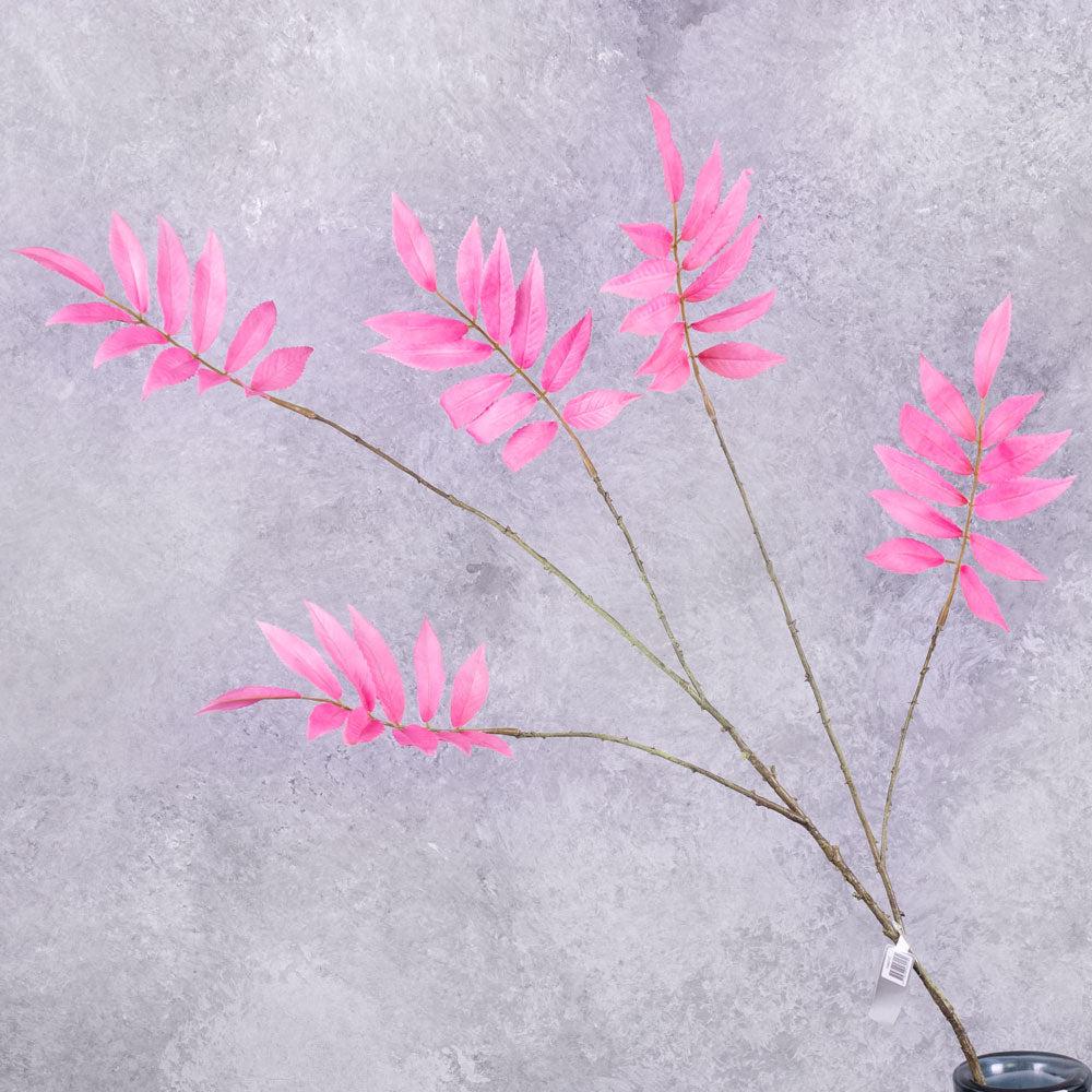 Artificial Foliage | Leaf Spray (Silk-ka), Artificial, Pink 103cm Artificial Artificial Foliage