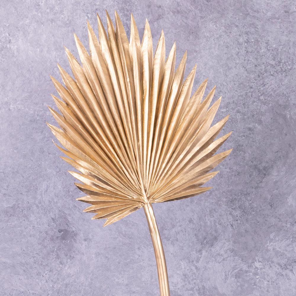 Artificial Foliage | Palm Leaf XL, Artificial, Metallic Gold, 96cm Artificial Artificial Foliage