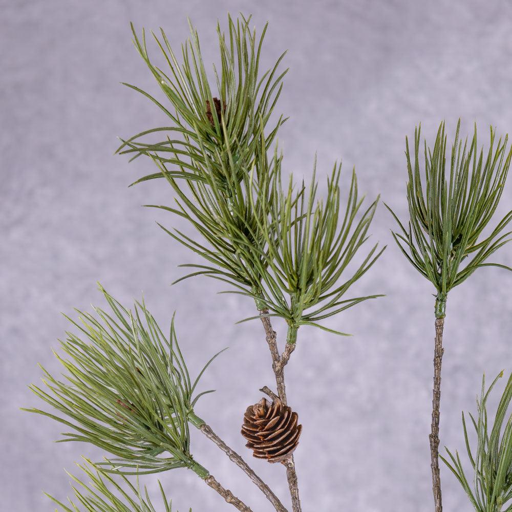 Artificial Foliage | Pine spray, 4 cones, Artificial, 110cm Artificial Artificial Foliage