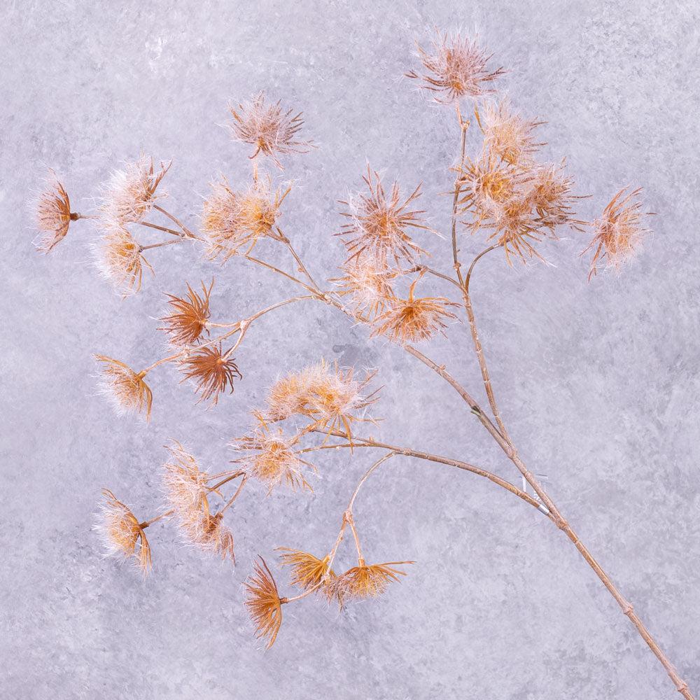 Artificial Foliage | Queen Anne’s Lace Spray (Silk-ka), Artificial, Gold, With Snow 97cm Artificial Artificial Foliage