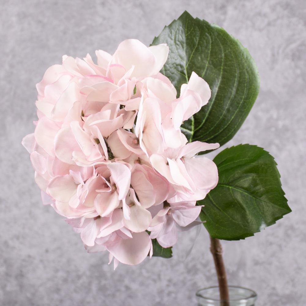 Artificial Hydrangeas | Hydrangea Stem (Silk-ka), Artificial, Pink, 61cm Artificial Artificial Flowers