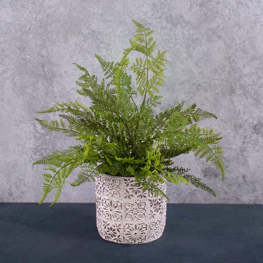 Artificial Indoor Plants | Fern, Wood Fern (Dryopteris), Artificial, 40cm Artificial Artificial Indoor Plants