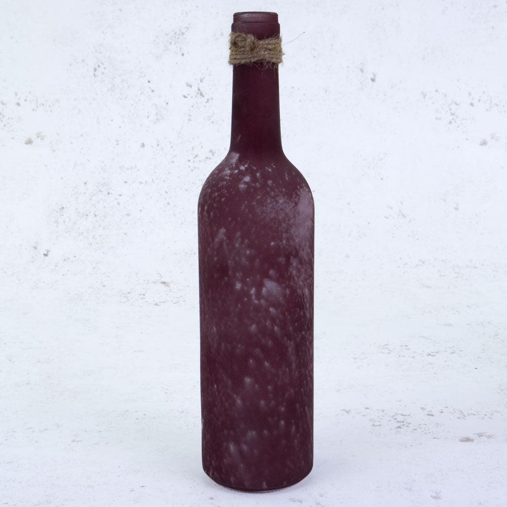 Bottles | Bottle Vase, Glass, Burgundy, H31.5cm Bottles Bottles