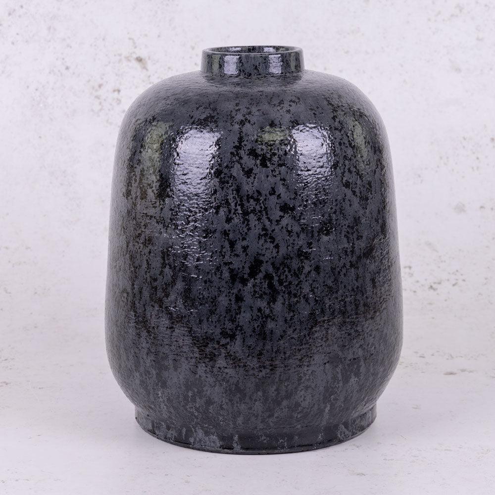 Bottles | Bottle Vase, Terracotta, Black, H28cm Bottles Bottles