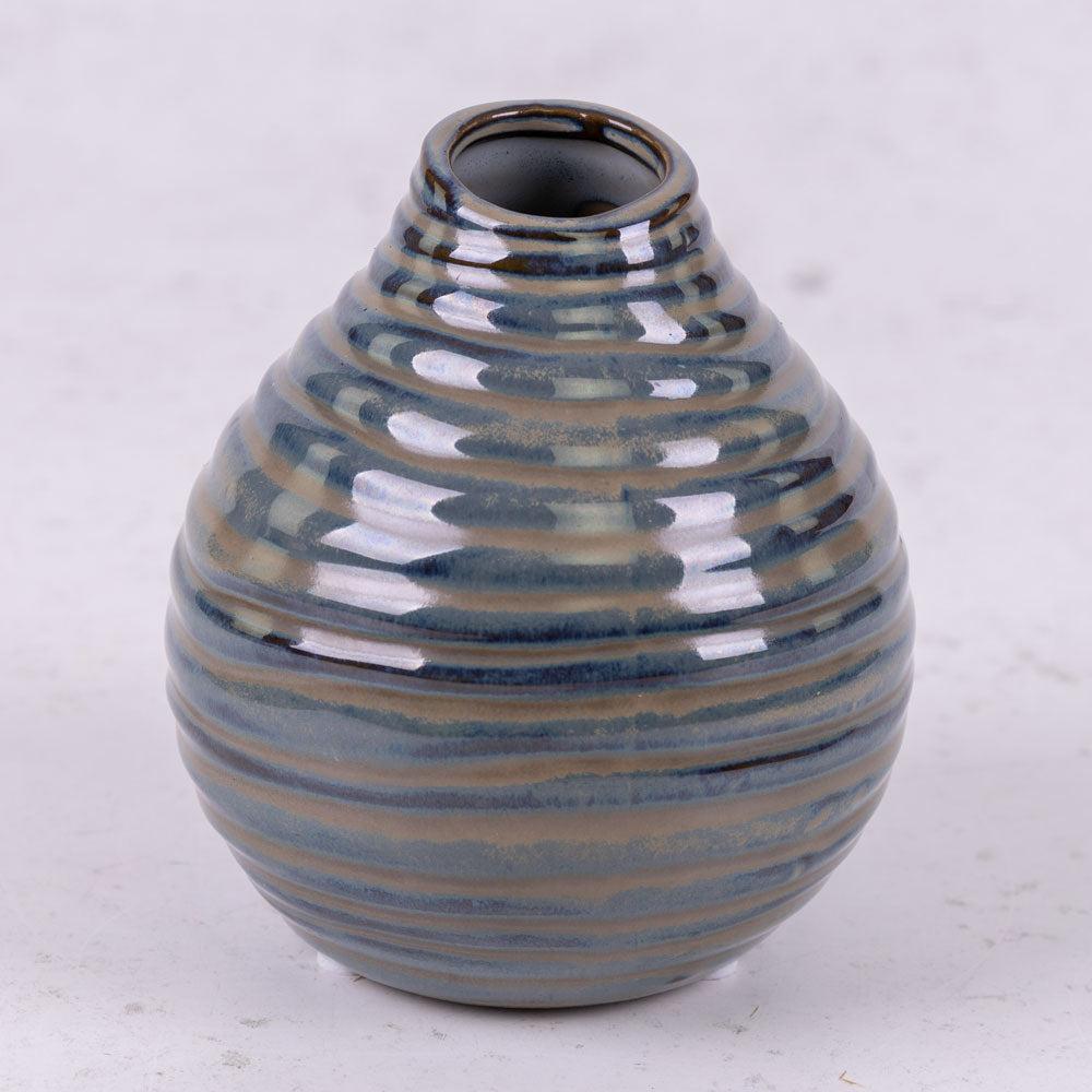 Ceramics | Bud Vase, Ceramic, Blue, H10.6cm Ceramics Ceramics