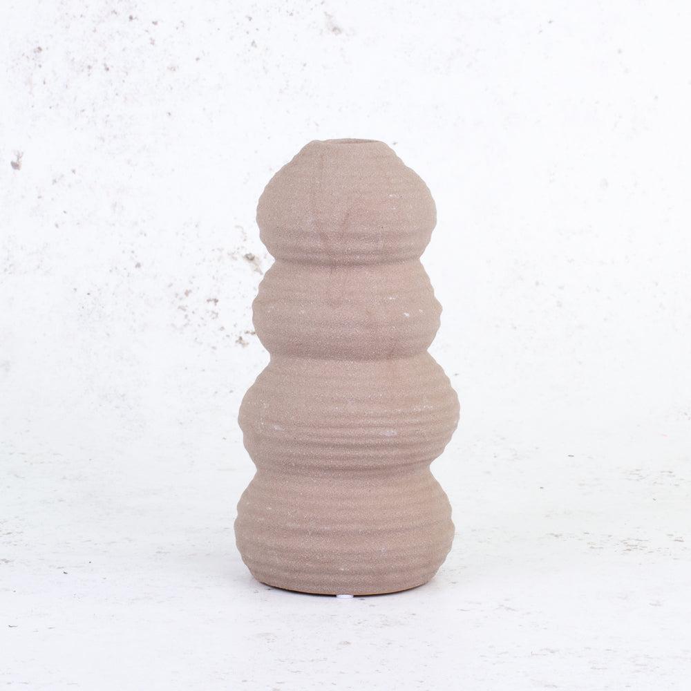 Ceramics | Vase, Balancing Stone, Ceramic, Terracotta, H20cm Ceramics Ceramics