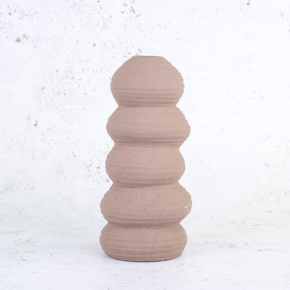 Ceramics | Vase, Balancing Stone, Ceramic, Terracotta, H30cm Ceramics Ceramics