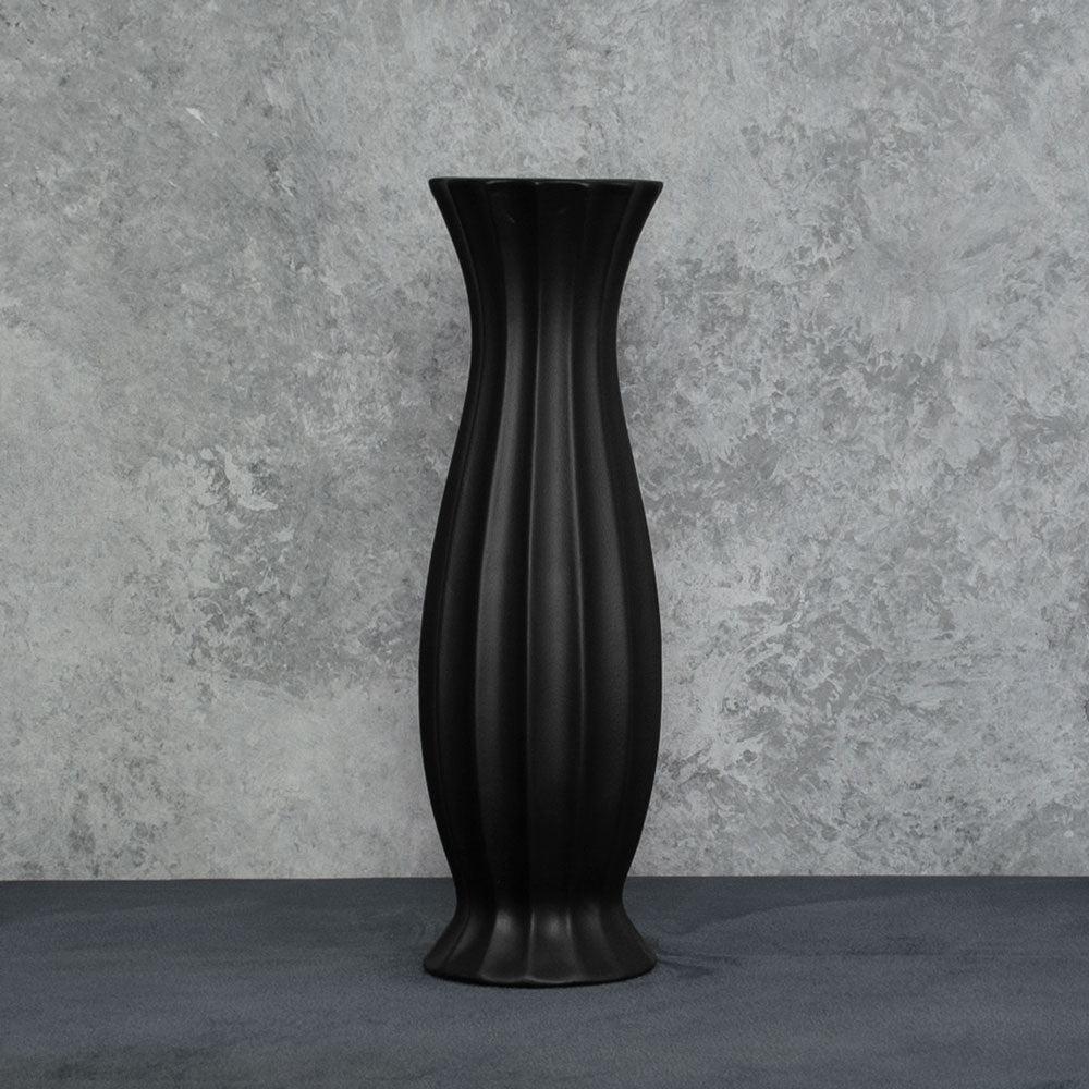 Ceramics | Vase, Elegant, Ceramic, Black, 33cm Ceramics Ceramics