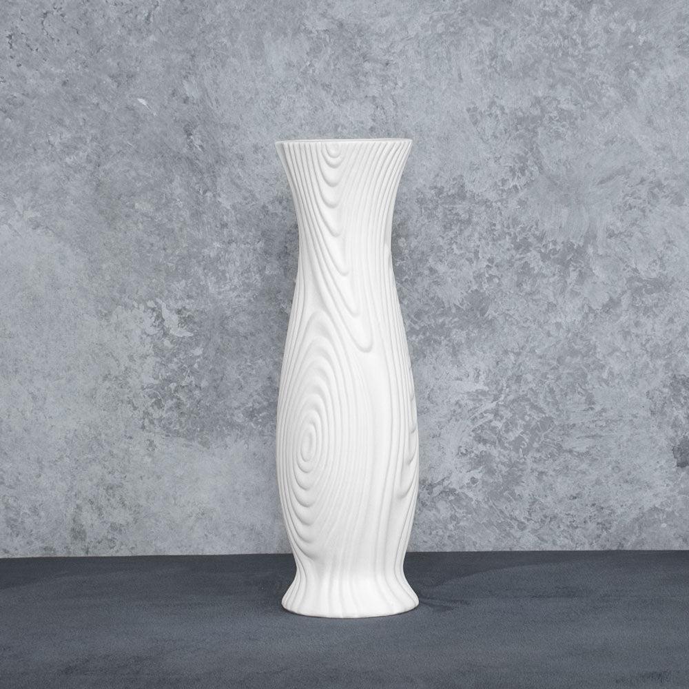 Ceramics | Vase, Elegant Curve, Ceramic, White, H33cm Ceramics Ceramics