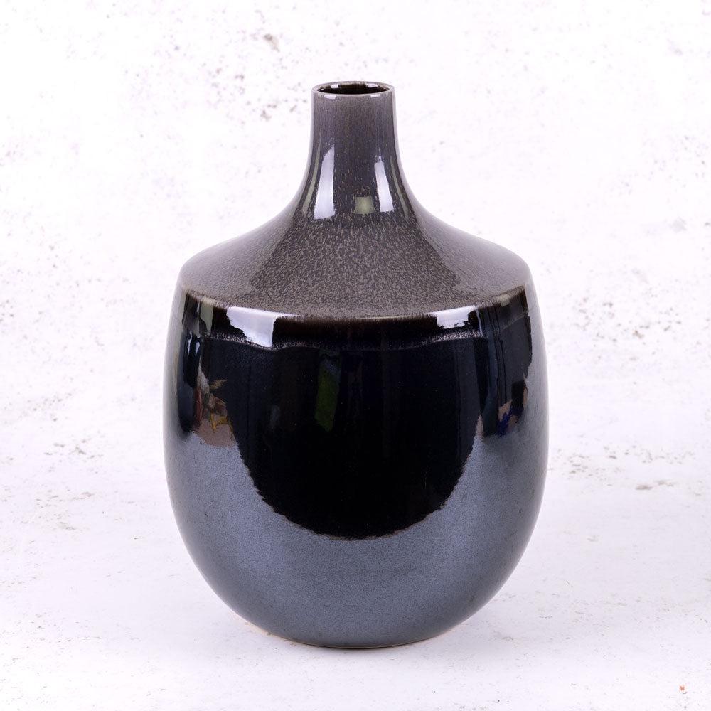 Ceramics | Vase, Glazed, Ceramic, Black, H29.5cm Ceramics Ceramics