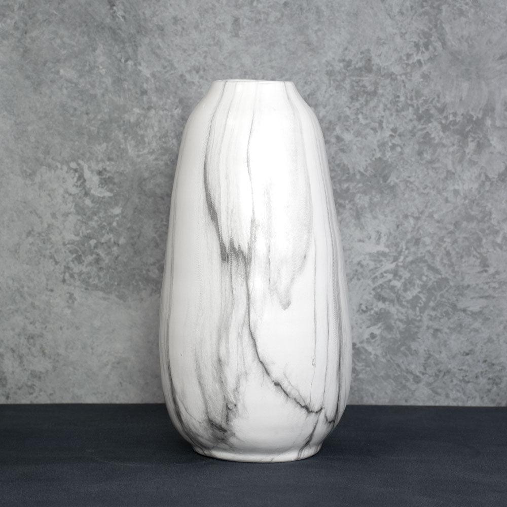 Ceramics | Vase, Marmoris, Ceramic, Black-White, H27.5cm Ceramics Ceramics