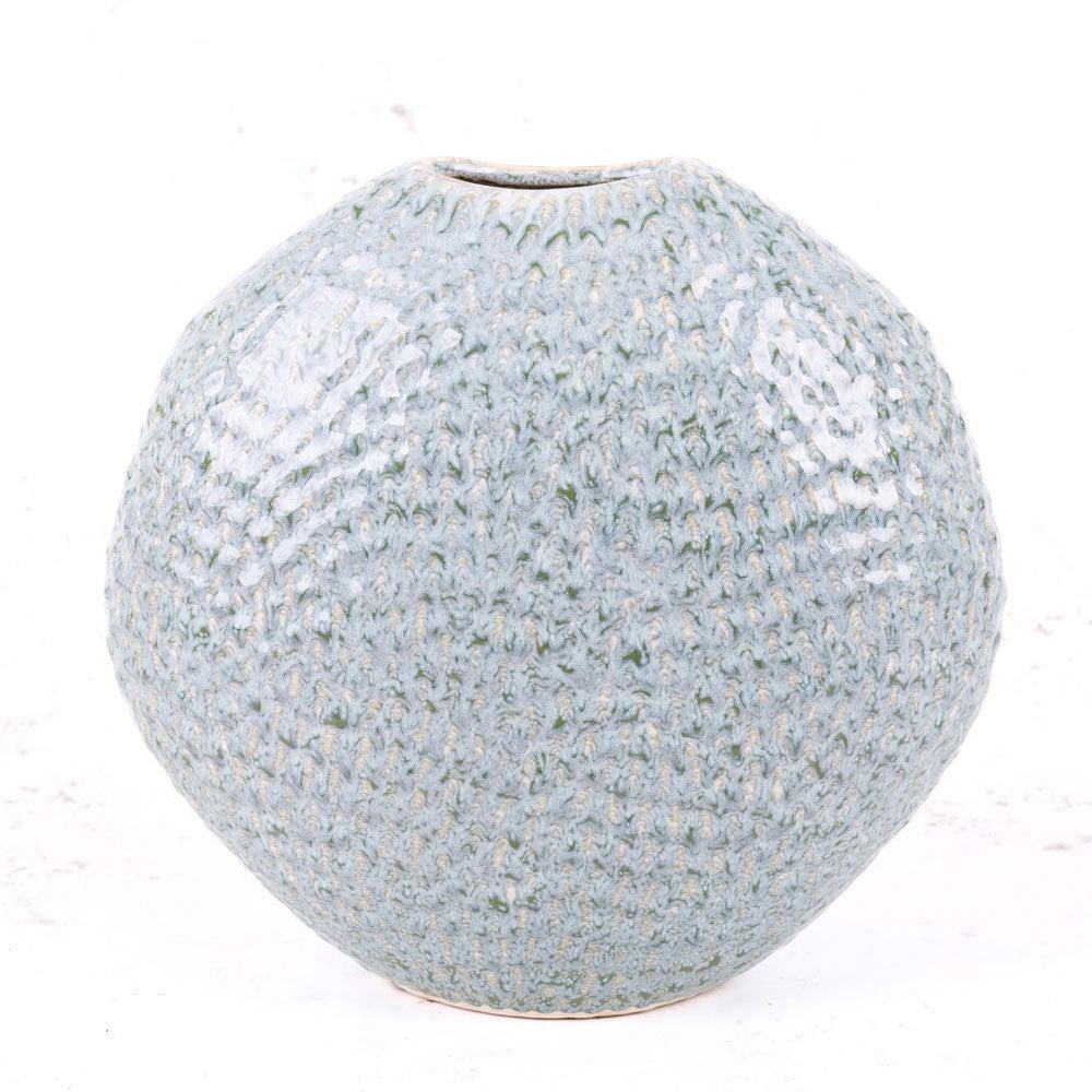 Ceramics | Vase, Oval, Ceramic, Light Green, H27.5cm Ceramics Ceramics