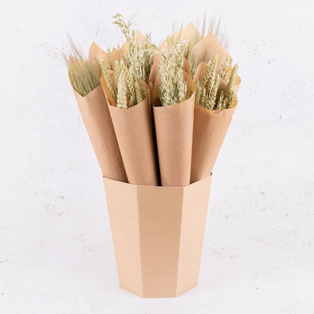 Dried Fillers & Foliage | Bucket, Natural Cereals, Dried, Mix, 12 Bunches Dried Dried Fillers & Foliage