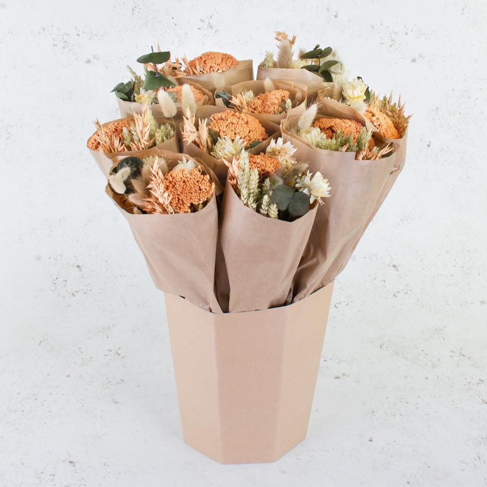 Dried Flower Bouquets & Bunches | Bucket, Wildflower Bunches, Dried, Apricot Dried Dried Flower Bouquets & Bunches