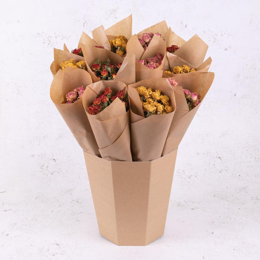 Dried Spray Roses | Roses, Spray, Dried, Bucket Mix, 12 Bunches Dried Dried Flower Bouquets & Bunches