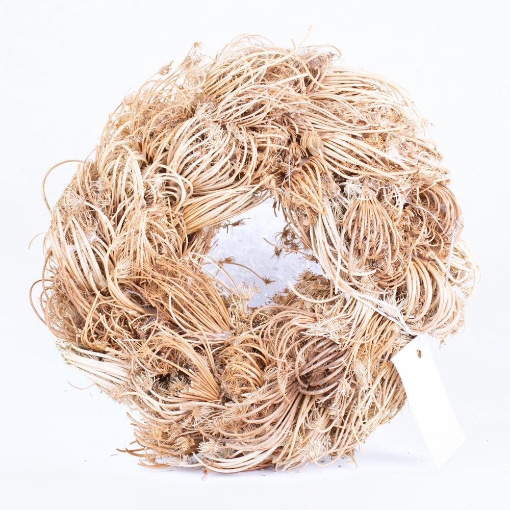 Dried Wreaths | Dille Wreath, Natural, 25cm Diameter Dried Dried Wreaths