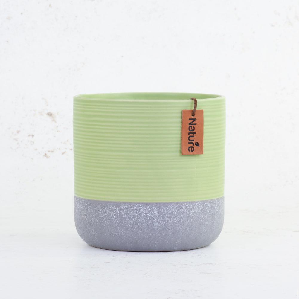 Faux Plants & Pots | Pot, Evie, Ceramic, Light Green, H14cm Faux Plants & Pots Faux Plants & Pots