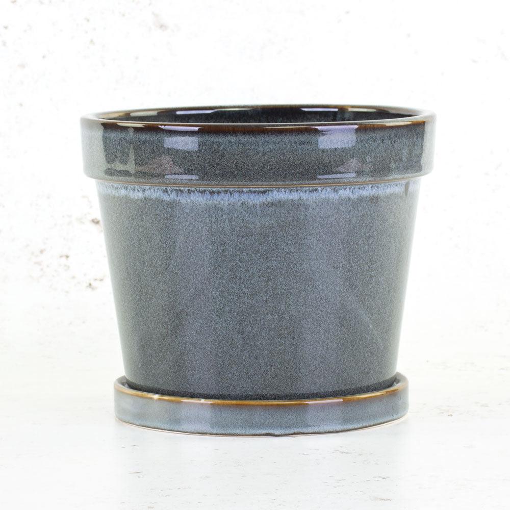 Faux Plants & Pots | Pot, Stoneware, Vintage Blue, H17 cm Faux Plants & Pots Faux Plants & Pots