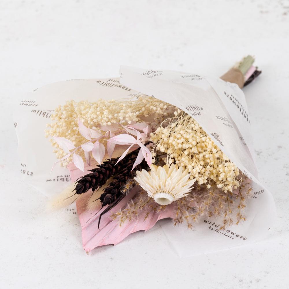 Florals | Bouquet, Wildflower Dried, Blush Pink, Mini Posy Dried Florals