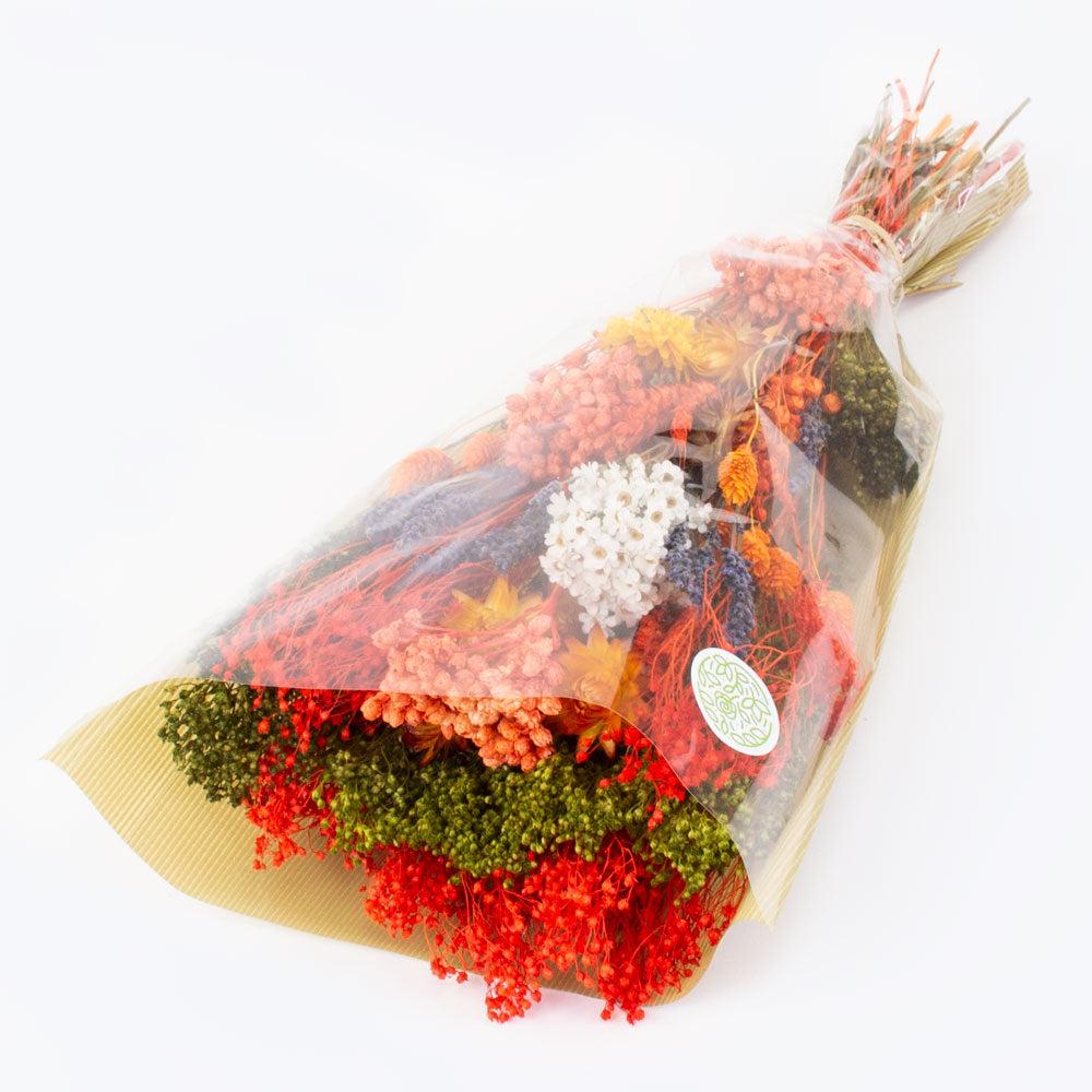 Florals | Vertical Bouquet, Dried, Orange Dried Florals