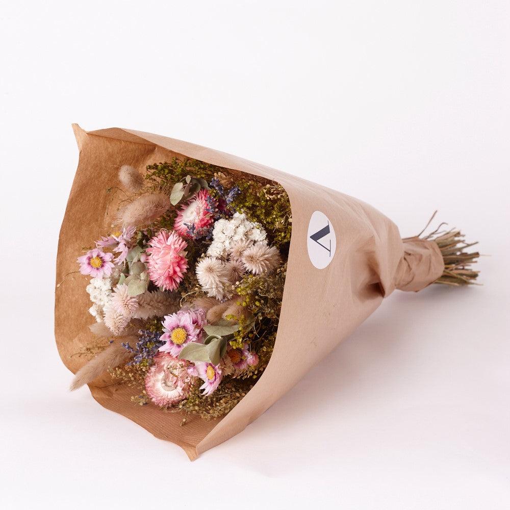 Florals | Wow, Mixed Dried Flower Bouquet, Natural Pink Dried Florals