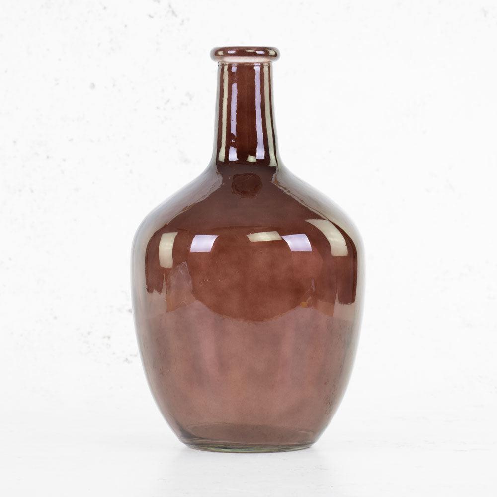 Glassware | Bottle Vase, Vintage, Glass, Brown, H31cm Glassware Glassware