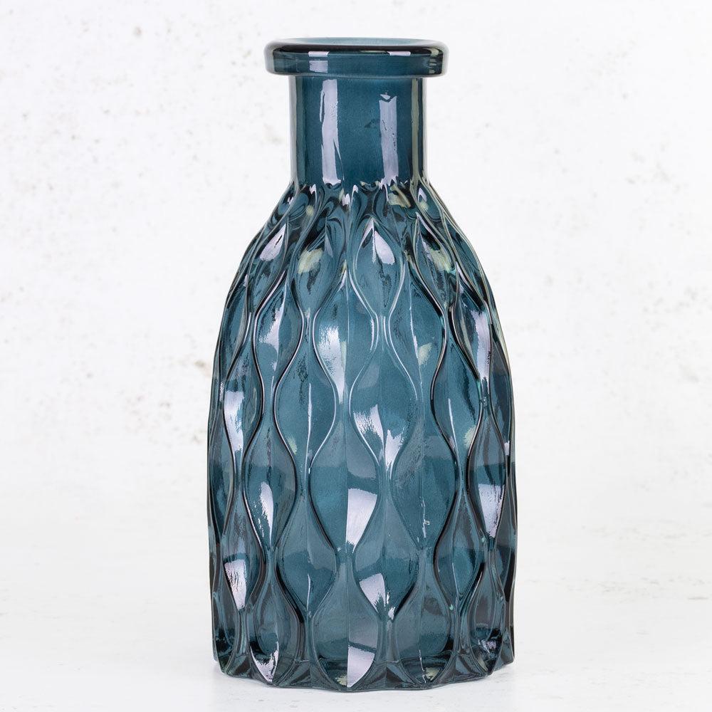 Glassware | Vase, Aral, Glass, Dark Blue, H28.5cm Glassware Glassware