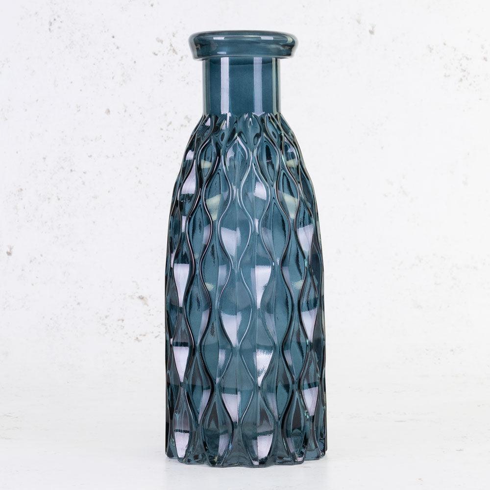 Glassware | Vase, Aral, Glass, Dark Blue, H36cm Glassware Glassware