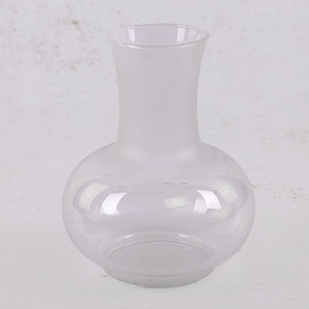 Glassware | Vase, Glass, White, H20cm Glassware Glassware