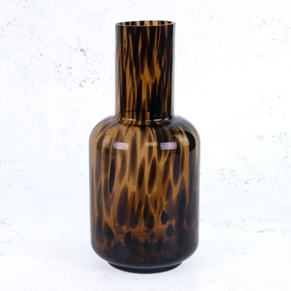 Glassware | Vase, Pattern, Glass, Brown, H29cm Glassware Glassware