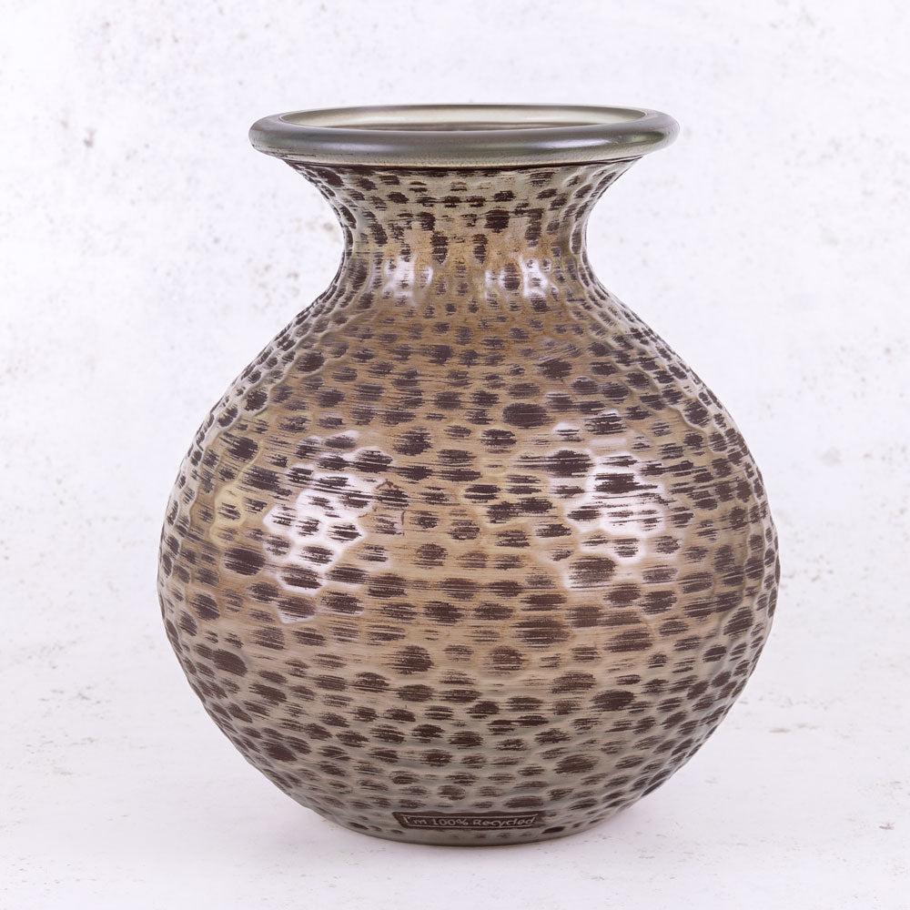 Glassware | Vase, Recycled Glass, Brown Wash, H32cm Glassware Glassware