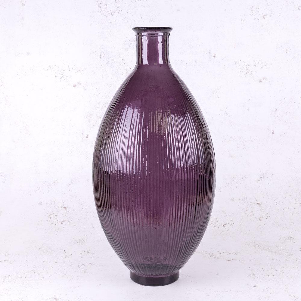 Glassware | Vase, Recycled Glass, Purple, H59cm Glassware Glassware