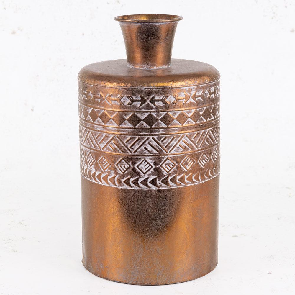 Pots | Bottle Vase, Battambang, Metal, Copper, H36cm Interior Decorations Pots