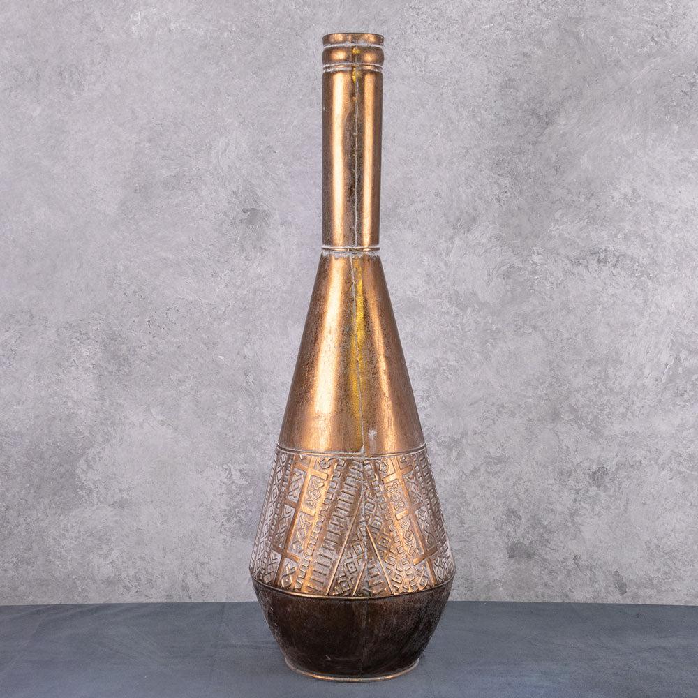 Pots | Bottle Vase, Battambang, Metal, Copper, H75cm Interior Decorations Pots