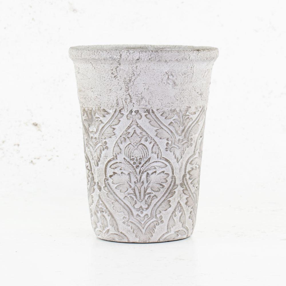 Pots | Flowerpot, Baroque, Grey, H19cm Interior Decorations Pots