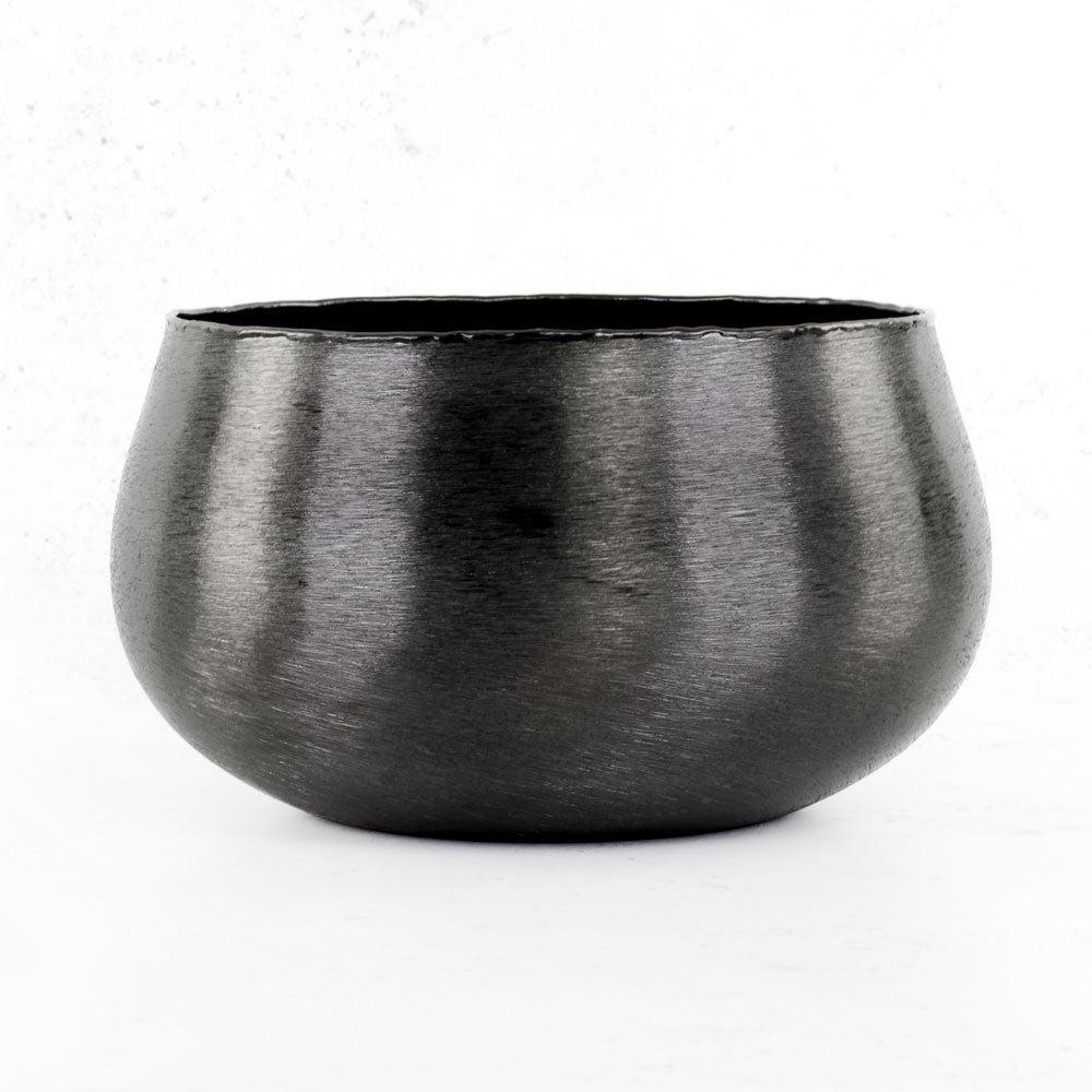 Pots | Pot Cover, Hyde Park, Brushed Smoke Black, H17.5cm Interior Decorations Pots