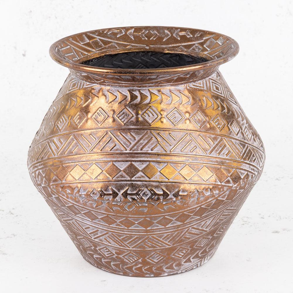 Pots | Vase, Battambang, Metal, Copper, H27.5cm Faux Plants & Pots Faux Plants & Pots