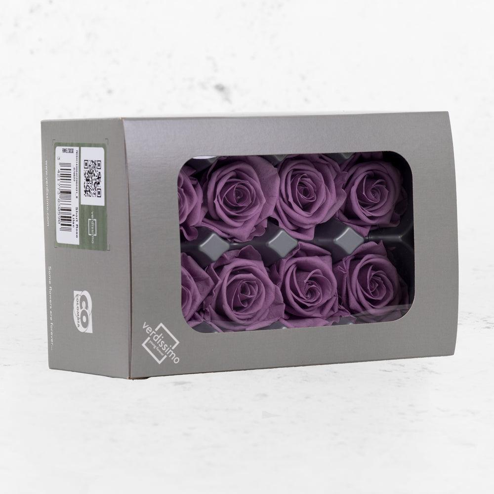 Preserved Flowers | Rose Heads, Preserved, Med, Lilac, Box 8 Preserved Preserved Flowers