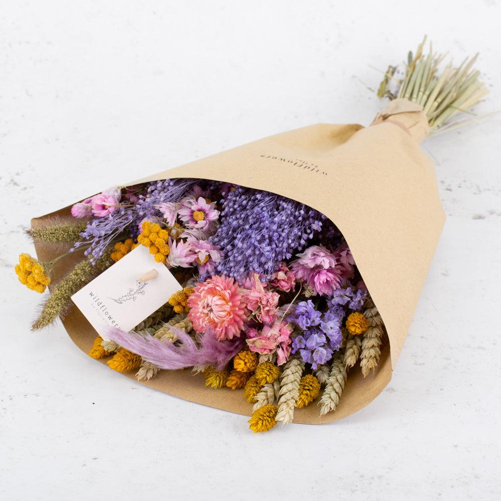 Retail Ready Bouquets & Bunches | Bouquet, Wildflower Dried, Blossom Lilac, Medium Dried Dried Flower Bouquets & Bunches